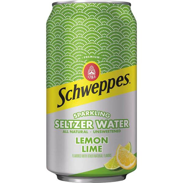 Schweppes Lemon Lime Sparkling Seltzer Water (2/12 Packs) Image Of Schweppes Lemon Lime Sparkling Seltzer Water (2/12 Packs) SKU: 137647