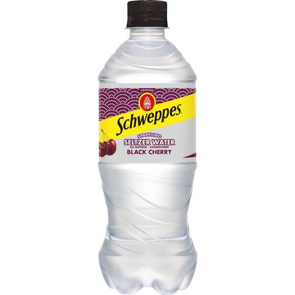 Schweppes Black Cherry Sparkling Seltzer Water Image Of Schweppes Black Cherry Sparkling Seltzer Water SKU: 152397