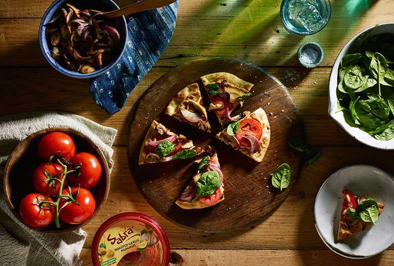 Vegetable Flatbread Image Of Vegetable Flatbread SKU: